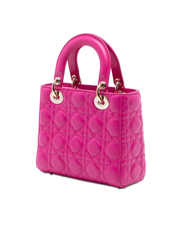 Pre-Loved by Azura Reborn - Pre-Loved Small Lambskin Cannage My ABCDior Lady Dior