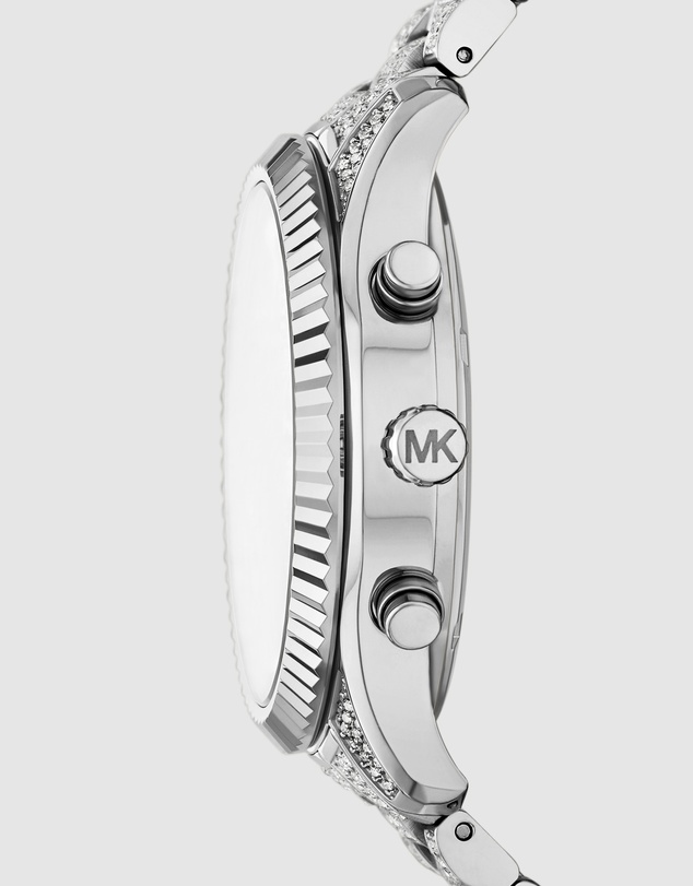 Michael Kors - Lexington Silver Chronograph Watch