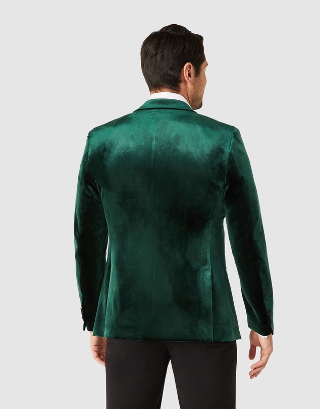 Politix - Slim Fit Satin Peak Lapel Tuxedo Jacket
