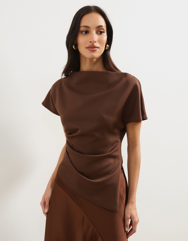 Atmos&Here - Poppy Ruched Waist Top