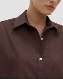 Assembly Label - Marigold Poplin Long Sleeve Shirt