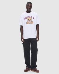 Wood Wood - Fed Herringbone Workwear Pants