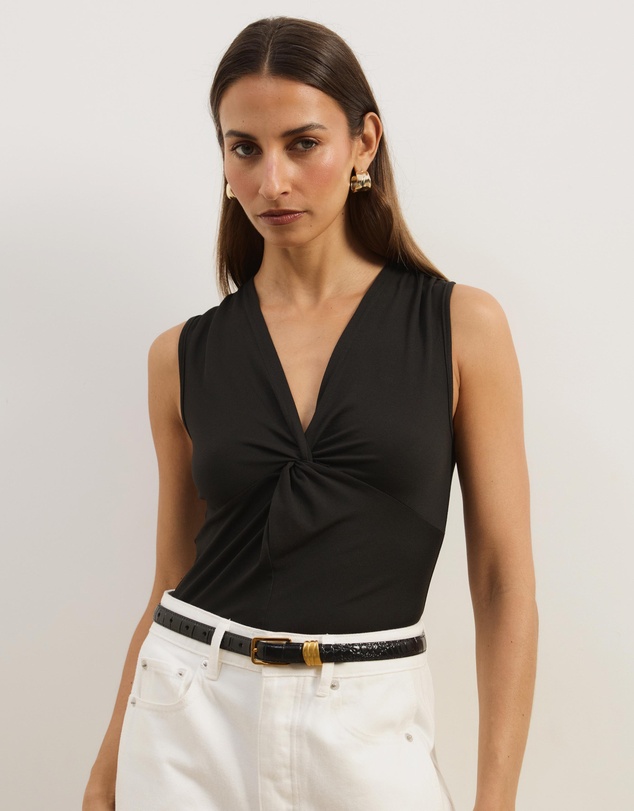 Atmos&Here - Zella Jersey Knot Tank Top