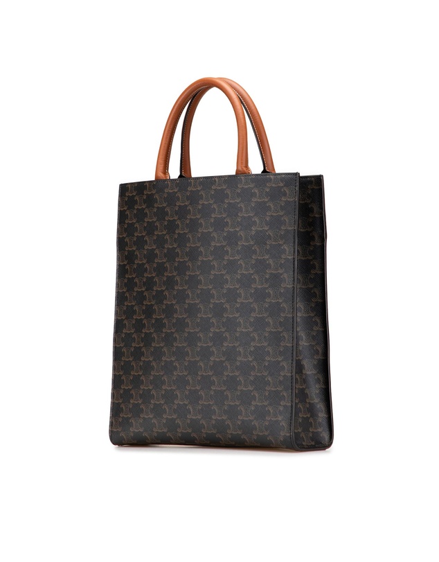 Pre-Loved by Azura Reborn - Pre-Loved Small Triomphe Coated Canvas Vertical Cabas Tote
