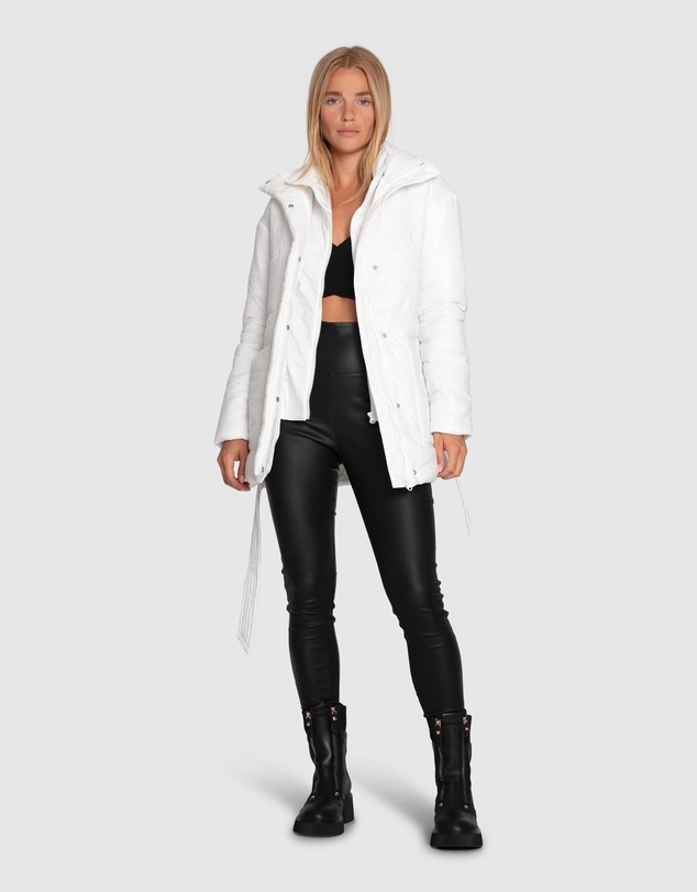 Belle & Bloom - Moonrise Belted Puffer Jacket