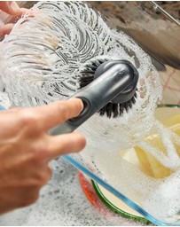 Joseph Joseph - SinkTech™ Soap-dispensing Dish Brush with Storage Stand