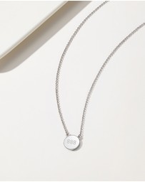 Mestige - Angel Number Necklace 888 - Silver Plated