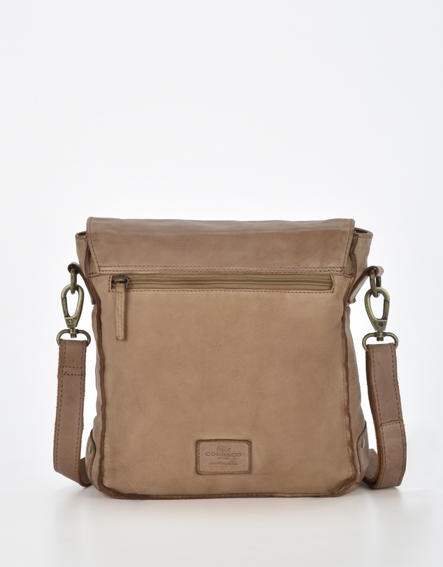 Cobb & Co - Bracewell Washed Leather Flap Over Crossbody