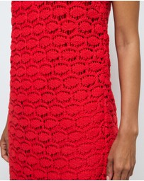 AERE - Veya Crochet Mini Dress