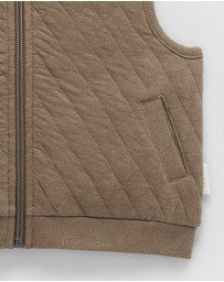 Purebaby - Quilted Vest -Kids-Babies