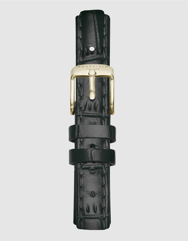 Rosefield - The Octagon XS Black Leather Watch