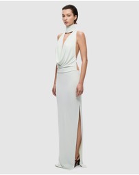 MISHA - The Cowl Neck Jersey Dress