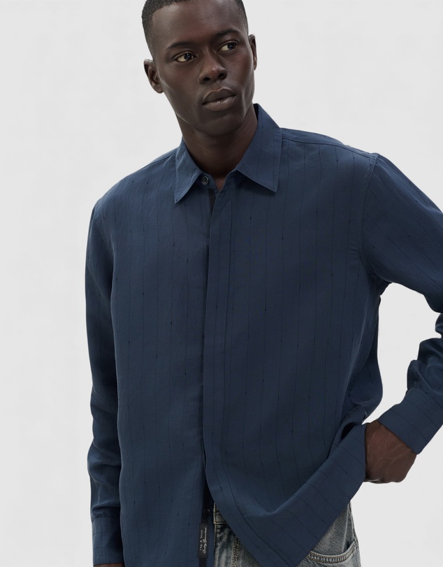 rag & bone - Dalton Jacquard Long Sleeve Shirt