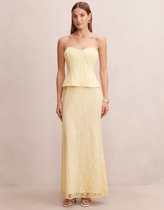 Forever New - Myla Lace Corset Maxi Dress