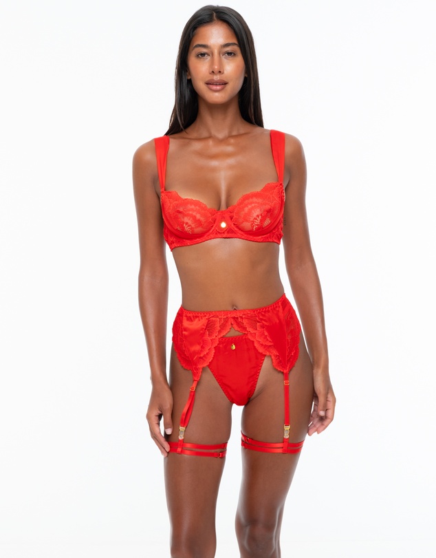 One Empire - Elara Red Lingerie Set