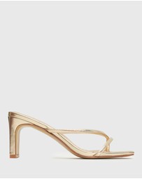 Betts - Gigi Square Toe Heeled Mules