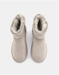 AusWooli Ugg Boots - Bondi Sheepskin Signature Short Ankle Boots