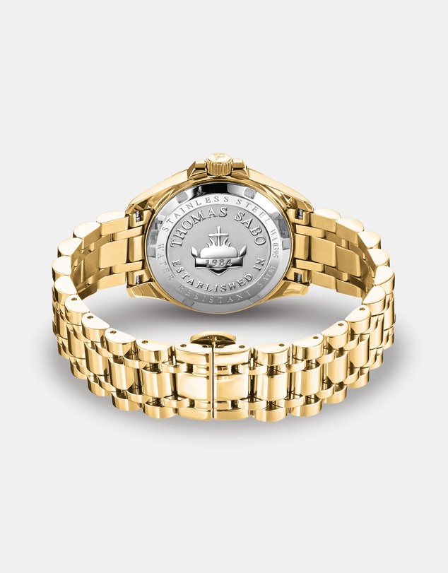 THOMAS SABO - Watch for Women Divine Rainbow Yellow Gold-Coloured