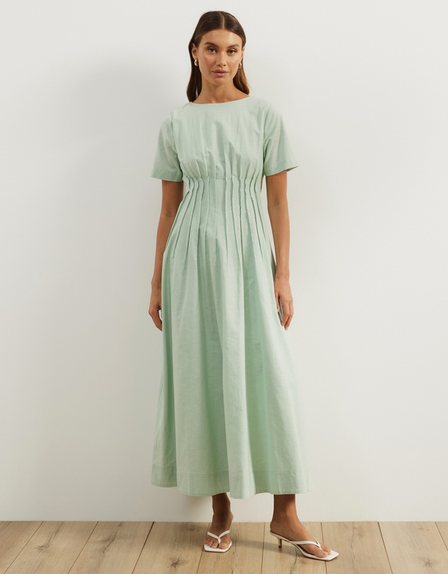 Atmos&Here - Maya Pleat Maxi Dress