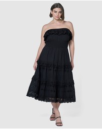 Sunday In The City - Defy Broderie Midi Dress