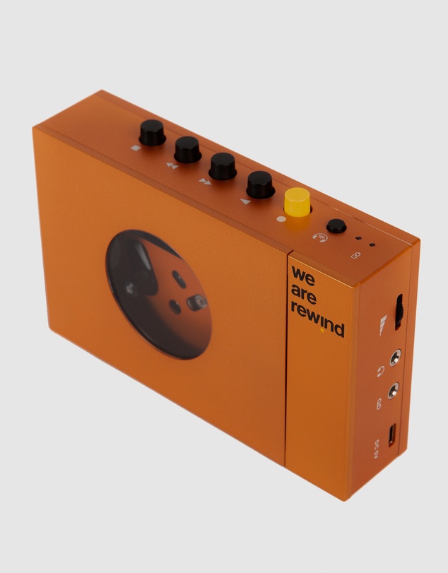 We Are Rewind - We Are Rewind Portable Cassette Player & Recorder - Serge, Orange