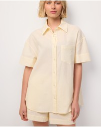 Wanderluxe Sleepwear - Limoncello Boxer Set Short