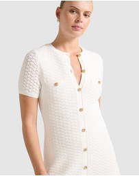 Forever New - Rosa Stitched Interest Knitted Mini Dress