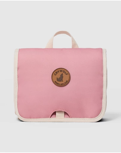 Crywolf - HANGING TOILETRY BAG Blush Colourblock
