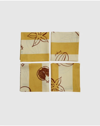 Mosey Me - Winter Fruit Napkin Set