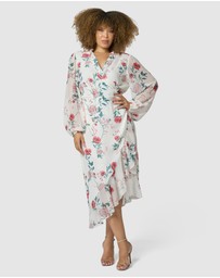Something 4 Olivia - Tiffany Wrap Midi Dress