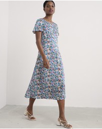 Seasalt - Seasalt Cornwall Multi Rosalind Satin Midi Dress