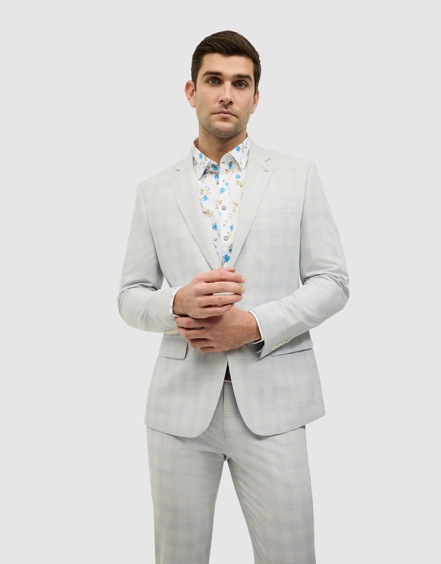 Politix - Prince Of Wales Check Tailored Jacket
