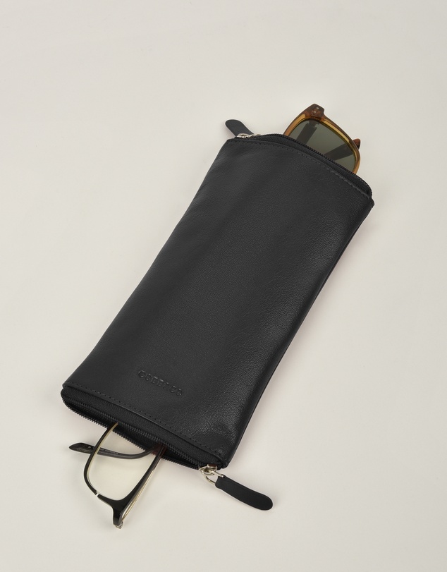 Cobb & Co - Dublin Double-Sided Leather Glasses Pouch