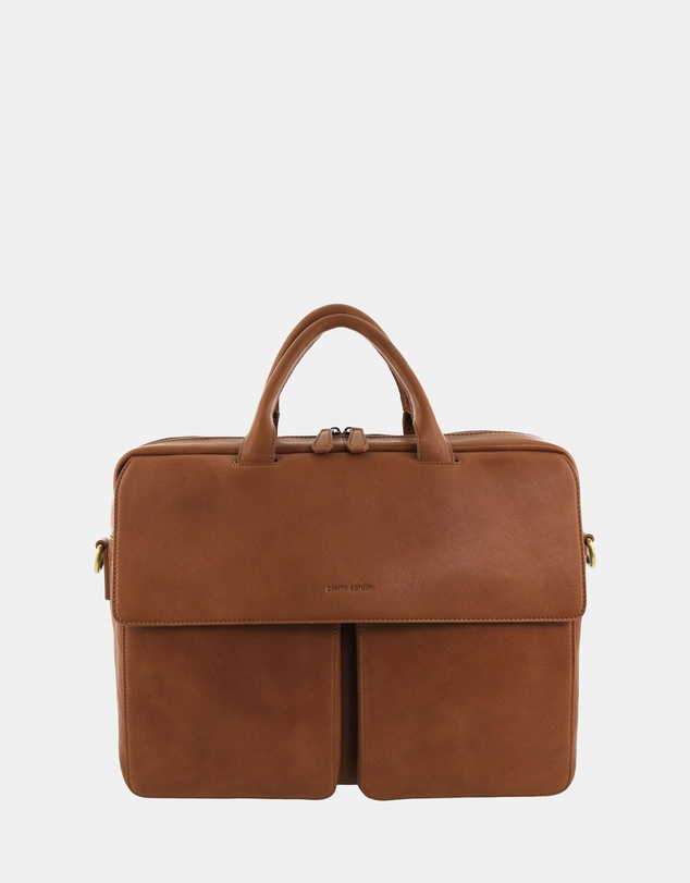 Pierre Cardin - Pierre Cardin Men's Leather Classic Messenger/Computer Bag