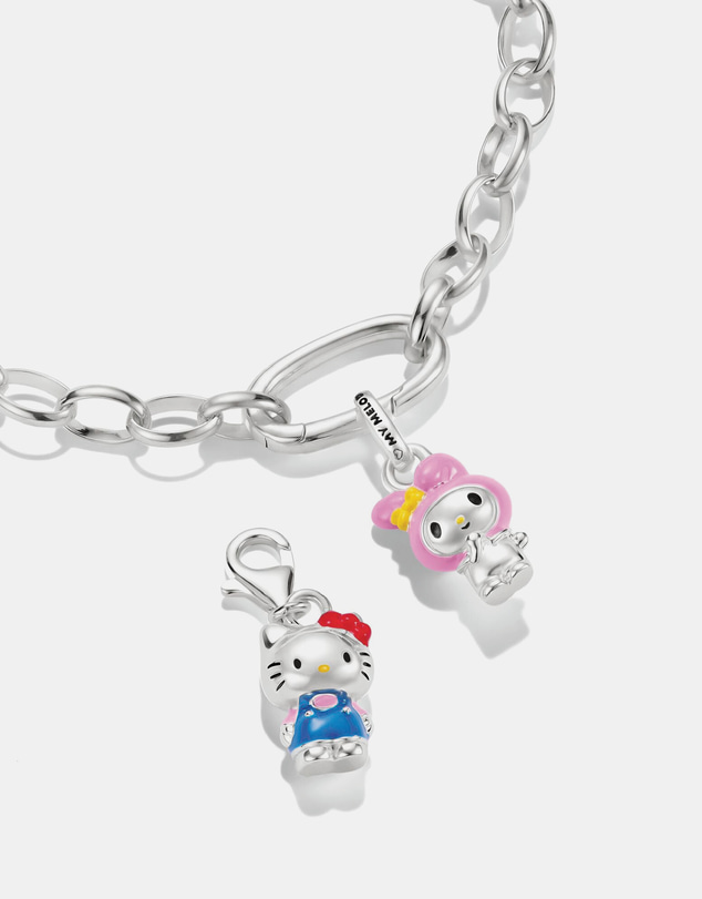 THOMAS SABO - Hello Kitty My Melody Connect Charm with Yellow Bow, Silver-Plated