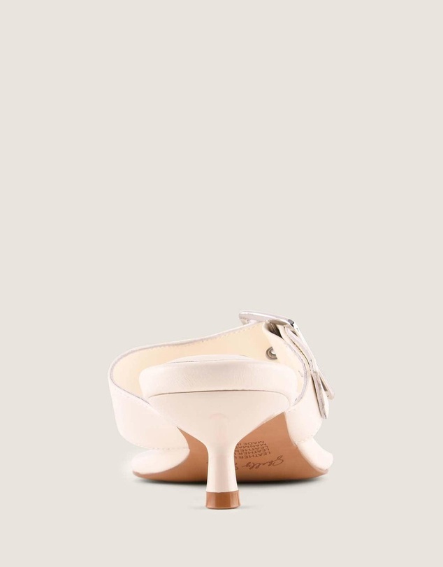 Shelly Shen - Suri High Sandals White Leather