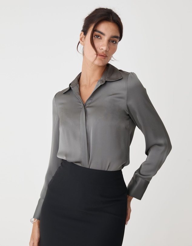 Forcast - Mae Satin Shirt