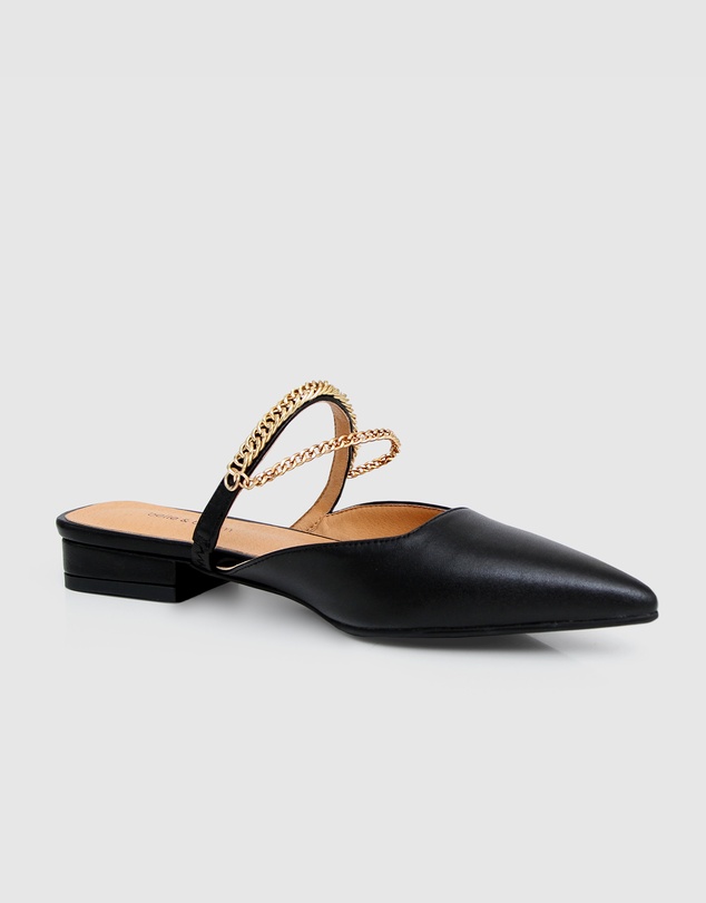 Belle & Bloom - On The Go Leather Flat