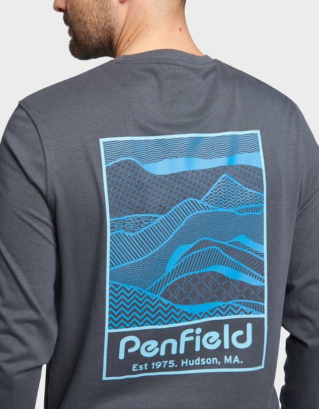 Penfield - Sketch Mountain Back Graphic Long Sleeve T-Shirt