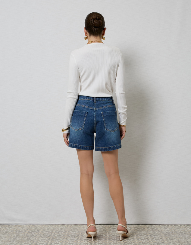 DRICOPER DENIM - Zola Long Denim Shorts