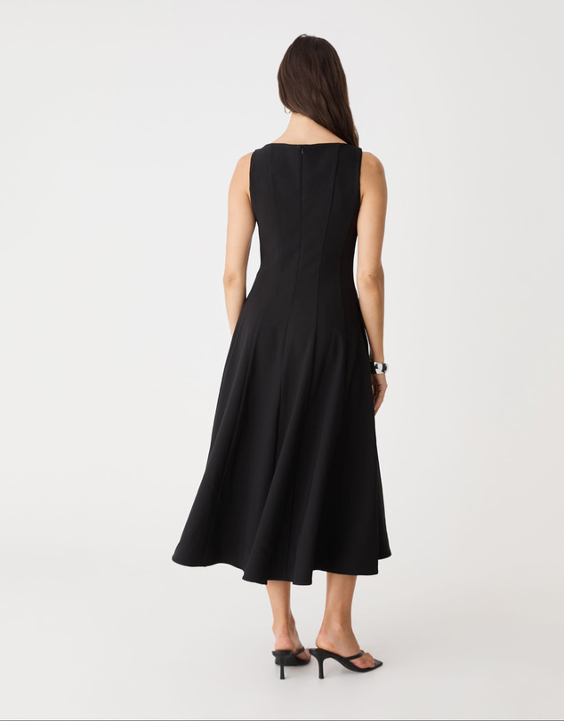 Forcast - Sally Panel Midi Dress