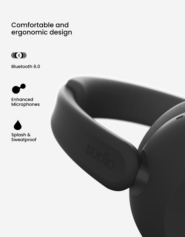Sudio - K3 - Wireless Active Noise Cancelling Over-Ear Headphones