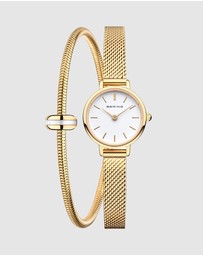 Bering - Lovely 26mm Gold Watch with Bracelet