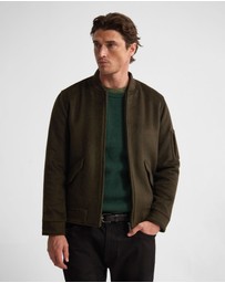 Oxford - Hamish Wool Blend Bomber Jacket