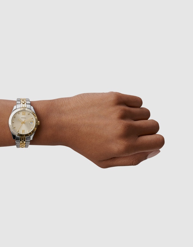 Fossil - Scarlette Mini Two Tone Analogue Watch ES4949