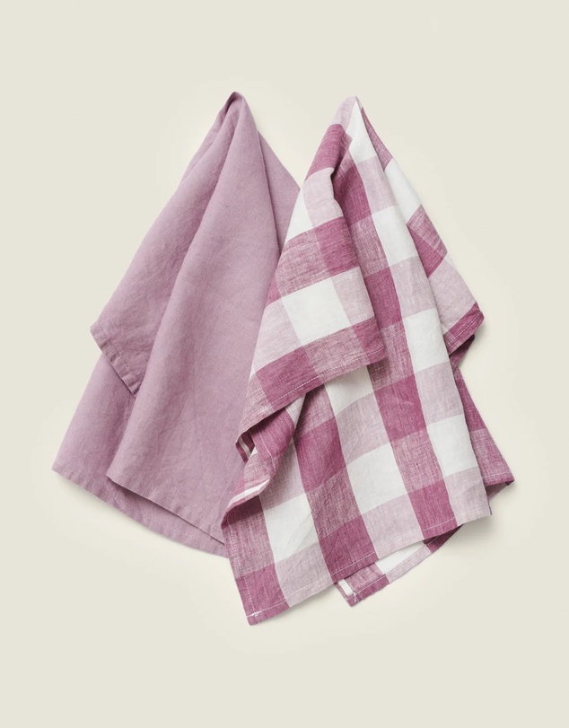 Carlotta + Gee - 100% Linen Tea Towel Set