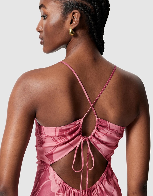 & Other Stories - Satin Slip Midi Dress