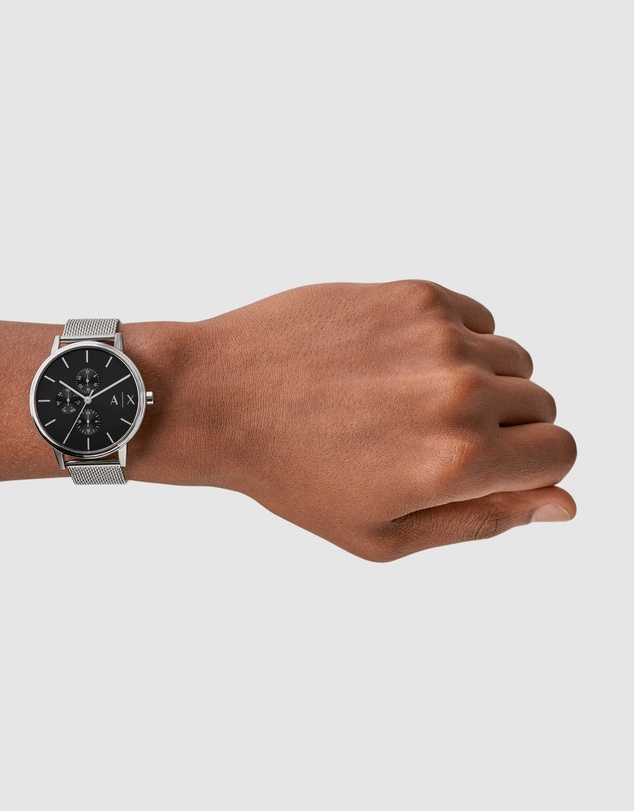 Armani Exchange - Silver-Tone Men's Analogue Watch