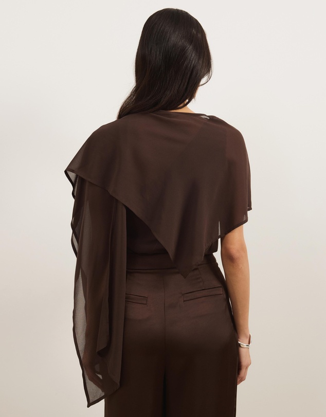 Atmos&Here - Dylan Chiffon Scarf Top