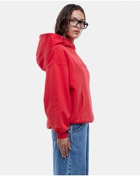 ENA PELLY - Washed Debossed Hoodie